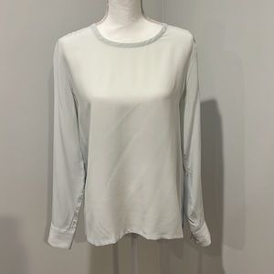 Equipment Silk long sleeve top